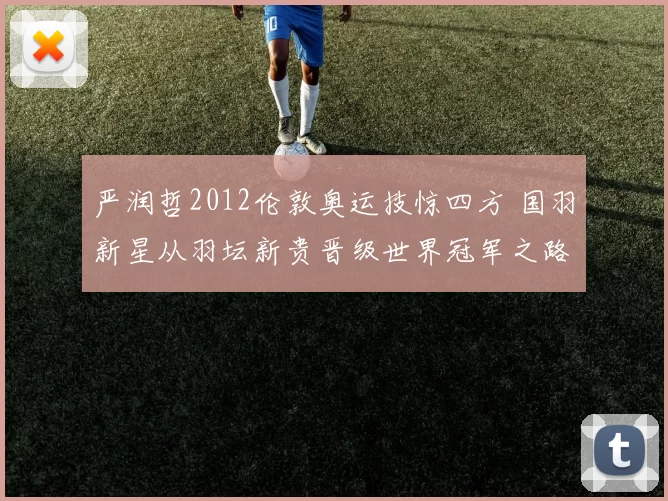 严润哲2012伦敦奥运技惊四方 国羽新星从羽坛新贵晋级世界冠军之路